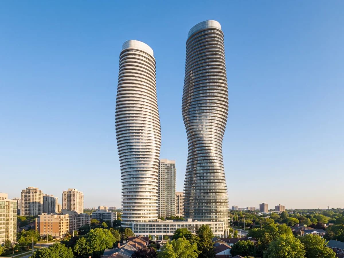 Mississauga Absolute Towers skyline
